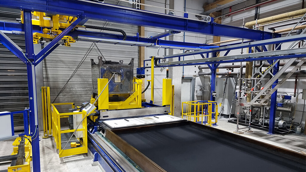 Hydraulic Press For Plastic Sheets Automatic Filling Levelling Sitor